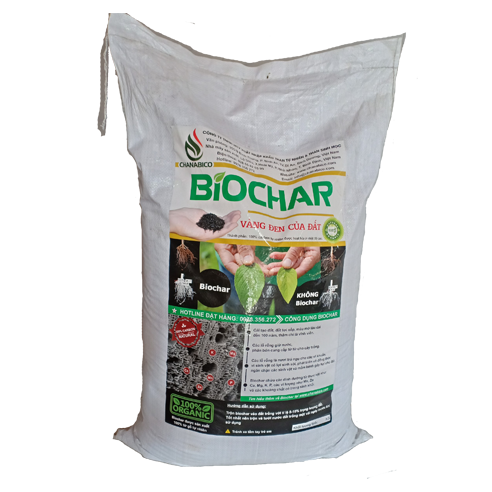Biochar với chế phẩm sinh học EM – 20KG (64.5 dm3)